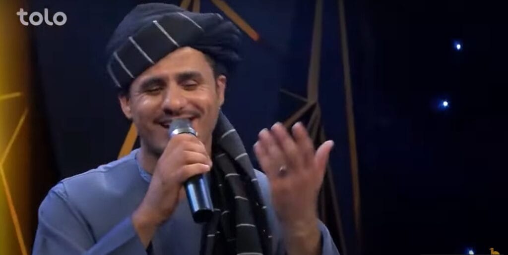 Afghan Musicians Silenced: The Struggle for Survival Under Taliban Rule Habibullah Shahab, a Helmand folk singer, performs in a live concert on Tolo News shortly before the Taliban's return to power in Afghanistan.