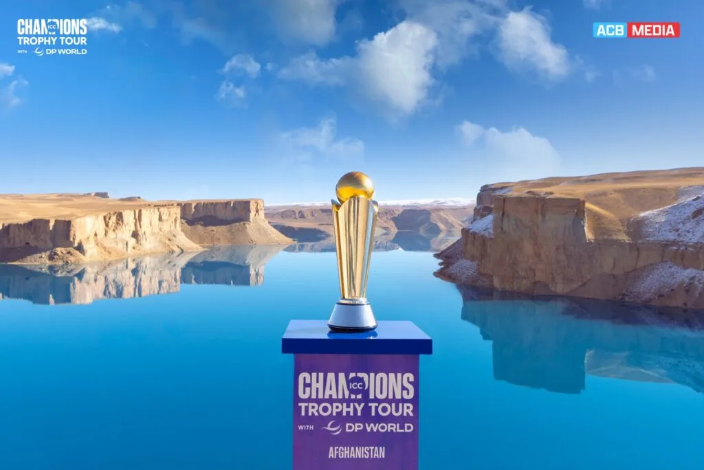 Afghan Cricket Fans Struggle to Obtain Pakistani Visas for Champions Trophy The ICC Champions Trophy showcased against the serene blue waters and cliffs of Band-e-Amir National Park in Afghanistan.